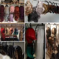 Portable Wig Stand for Drying and Displaying Wigs and Hats