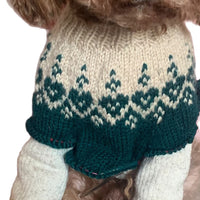 Christmas Pet Sweater for Small Dogs, Thick Knitted Warm Jacquard Pullover