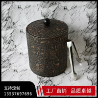 Leatherette Double-Wall Insulated Ice Bucket with Lid for Bar & Wine