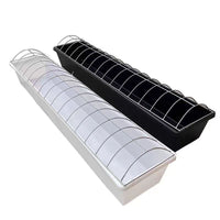 Large Capacity Poultry Feeder and Waterer Trough for Chickens, Ducks, Geese