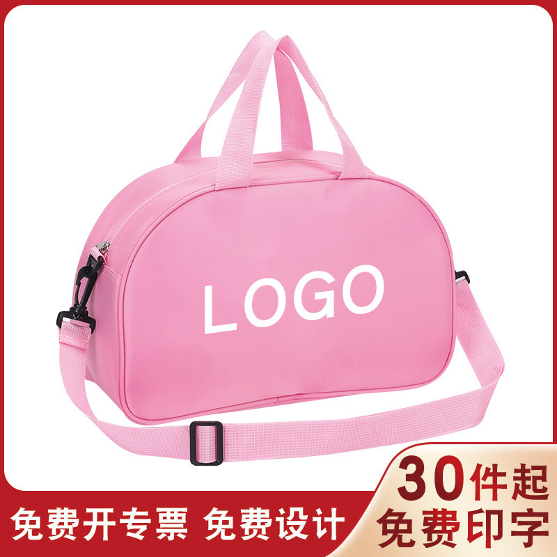 Kids Nylon Dance Bag for Ballet and Latin Dance, Shoulder Sports Bag with Custom Logo Print