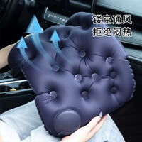 Inflatable Lumbar Support Travel Pillow Set for Airplane and High-Speed Rail