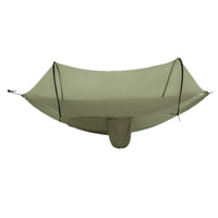 Summer Outdoor Double Hammock with Mosquito Net, Anti-Roll Camping Swing for Adults