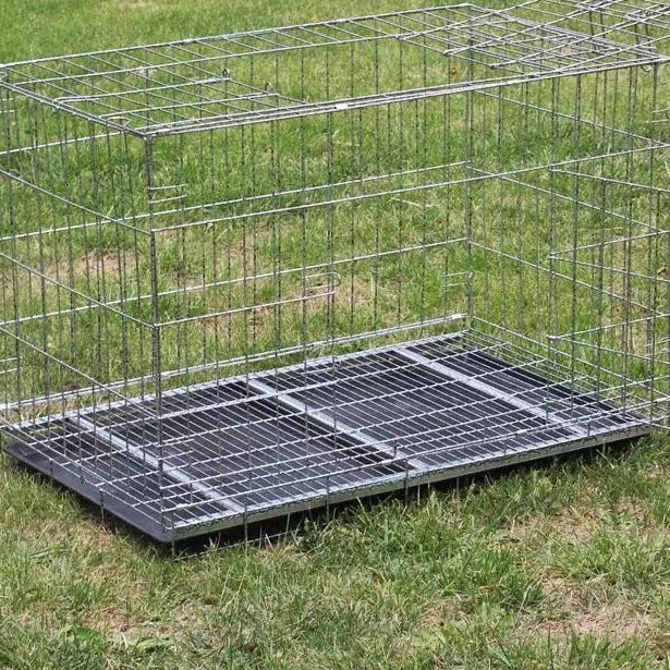 Heavy-Duty Foldable Pet Cage for Dogs, Cats, Rabbits, Pigeons, Chickens, and Ducks - Indoor Home Use with Tray