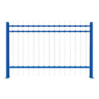 Thickened Zinc Steel Outdoor Fence Panel for Gardens and Schools