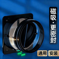 Kitchen Range Hood Exhaust Pipe Backdraft Damper Check Valve for Smoke and Odor Control