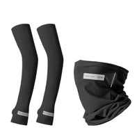Unisex UV Protection Cooling Arm Sleeves and Face Mask Set for Summer Outdoor Activities