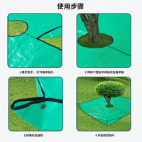 Large Garden Leaf Collection Tarp for Yard Waste and Pruning