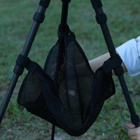 Camera Tripod Nylon Mesh Pouch Portable Storage Bag with Multiple Hook-and-Loop Fasteners