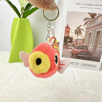 Japanese Style Koi Fish Plush Keychain Pendant for Claw Machine Prizes