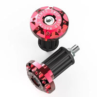 Motorcycle Scooter ATV Handlebar End Plugs, Anti-Fall Metal Bar Ends