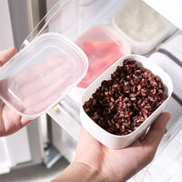 Rice Portion Control Container Food Grade Microwave Freezer Safe Meal Prep Box