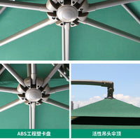 Outdoor Cantilever Patio Umbrella with Base for Commercial and Residential Use
