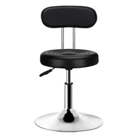 Adjustable Swivel Bar Stool with Backrest for Salon, Bar, or Home