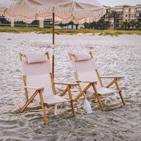 Portable Wooden Beach Chair for Outdoor Garden and Camping
