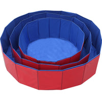 Foldable PVC Pet Swimming Pool for Dogs and Cats - Portable Bathing Tub and Sand Pit