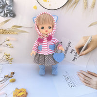Doll Clothes Dress Set for 25cm Milu Dolls, Play House Doll Accessories