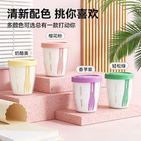 Portable Fruit Storage Container with Drainer and Handle for Office and Outdoor Use