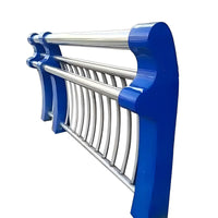 Galvanized Steel Bridge Guardrail for City Overpasses and Pedestrian Walkways