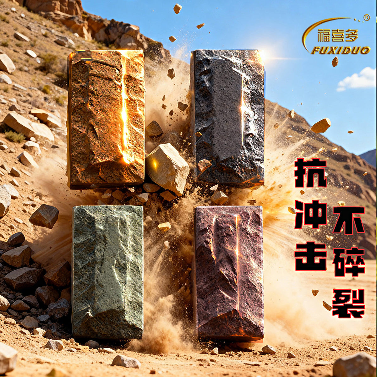 Lightweight Artificial Landscape Rocks for Garden and Planter Edging