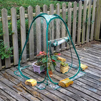 Foldable Mini Greenhouse for Succulents and Plants, Transparent Rainproof and Insulating Plant Cover