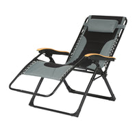 Foldable Recliner Chair for Beach, Balcony, and Home - Portable Leisure Lounger with Adjustable Backrest
