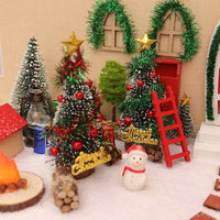 Miniature Christmas Tree Dollhouse Decoration