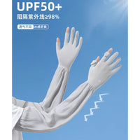 UPF 50+ UV Protection Cooling Arm Sleeves for Driving & Cycling