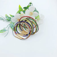 2mm Waterproof Steel Wire Red String Bracelet with Gold Clasp for DIY Beading