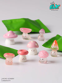 Miniature Mushroom Fairy Blind Bag Figurines - Creative Micro Landscape Ornaments