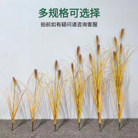 Artificial Wheat and Reed Stalks for Rustic Autumn Decor