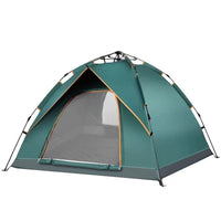 Automatic Pop-Up Camping Tent for 2-4 People, Double Layer Waterproof Outdoor Shelter