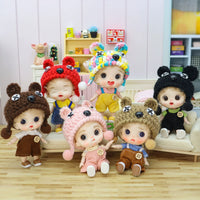 12cm Multi-Jointed Doll with Changeable Outfits and Accessories