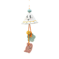 Jingdezhen Ceramic Wind Chime for Balcony Garden Shop Home Decor
