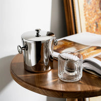 Modern American Style Stainless Steel Ice Bucket for Wine and Champagne, Home Bar or Outdoor Use