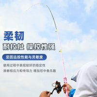 Carbon Fiber Raft Fishing Rod with Solid Tip for Shore Casting