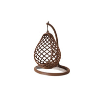 Dollhouse Miniature Hanging Basket Chair Model for DIY Sand Table Architecture