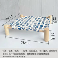 Elevated Pet Bed for Cats and Small Dogs, Breathable Summer Cooling Cot, All-Season Indoor/Outdoor Use