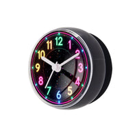 Waterproof Suction Cup Wall Clock for Bathroom and Living Room, Silent Quartz Movement, Fog-Resistant