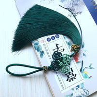 Rayon Chinese Knot Tassel with Four-Coin Charm for Festive Decor and Gifts