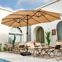 Outdoor Patio Umbrella with Water Base for Sun Protection and Advertising