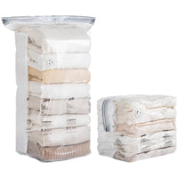 Vacuum Compression Storage Bags for Clothes, Quilts, and Travel
