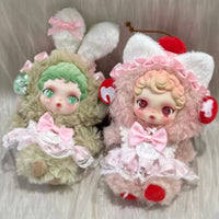 Handmade 10cm Doll Clothes Set Winter Movement Light Weave Garden for PVC Dolls