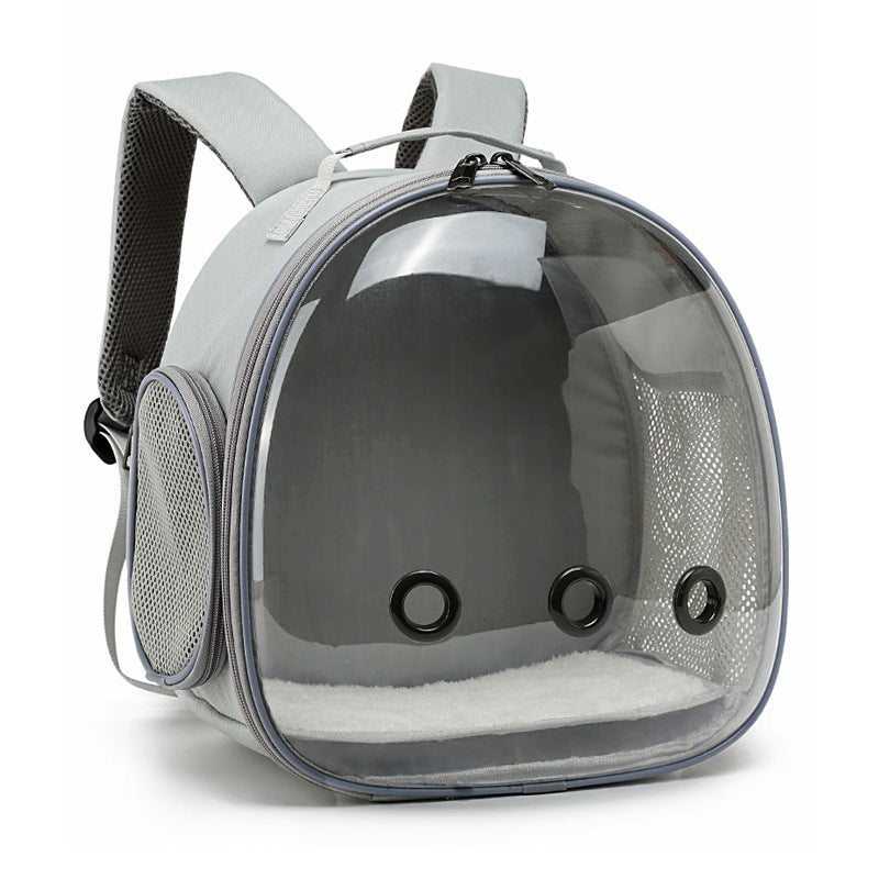 Portable Transparent Pet Carrier Backpack for Small Animals - Cats, Birds, Hamsters, Parrots, Rabbits