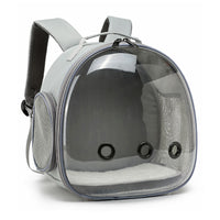 Portable Transparent Pet Carrier Backpack for Small Animals - Cats, Birds, Hamsters, Parrots, Rabbits
