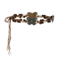 Women's Vintage Ethnic Style Woven Waist Rope Belt for Dresses and Casual Wear