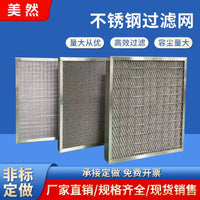 304 Stainless Steel Plate Demister Filter for Range Hoods, Washable Corrugated Mesh
