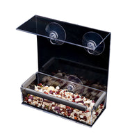 Acrylic Window Bird Feeder with Suction Cups