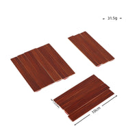Dollhouse Miniature Wood Grain Herringbone Parquet Flooring for Kitchen Bathroom Living Room Decor