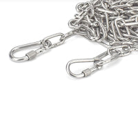 304 Stainless Steel Dog Leash Chain for Small to Large Dogs, Anti-Bite Pet Collar and Tie-Out Cable